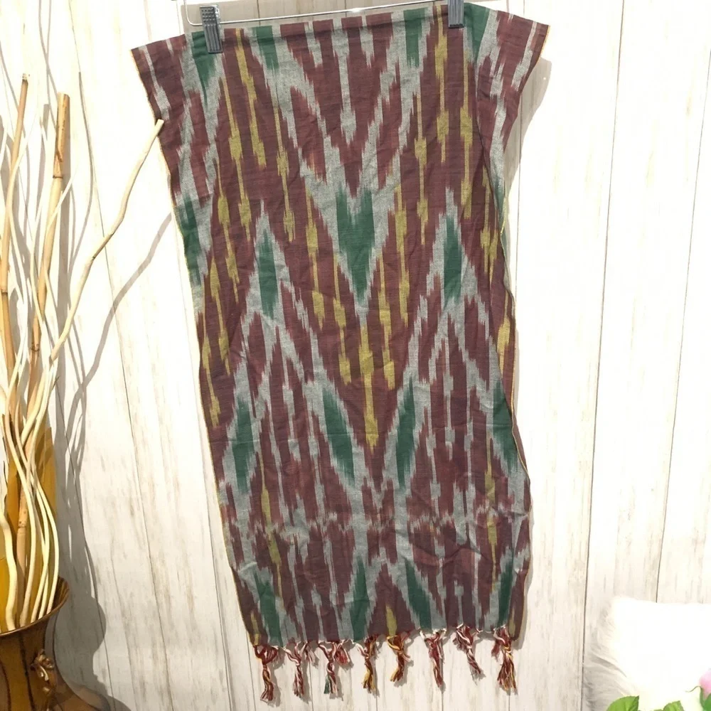SOUTH Western Print Long Scarf